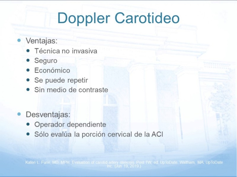 Diapositiva 17 de Estenosis Carotídea
