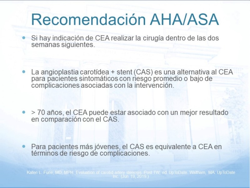 Diapositiva 38 de Estenosis Carotídea