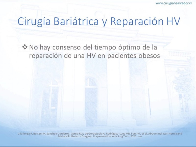 Diapositiva 7 de Cirugía bariátrica como puente en pacientes obesos con hernias complejas