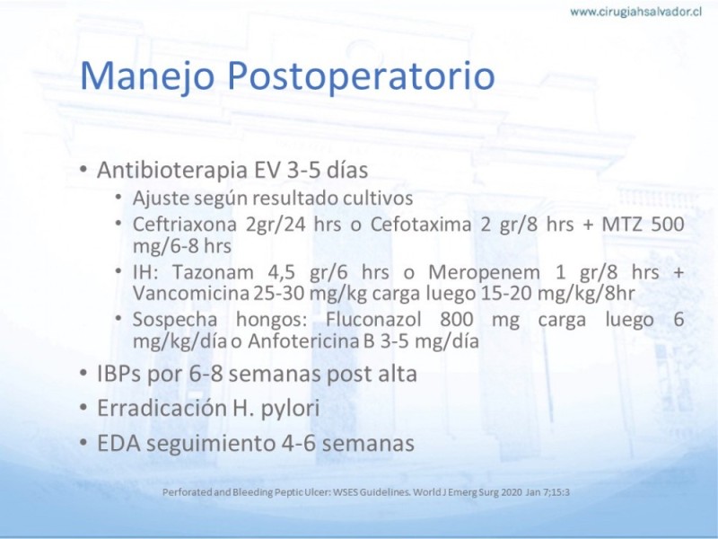 Diapositiva 17 de Úlcera Péptica Perforada