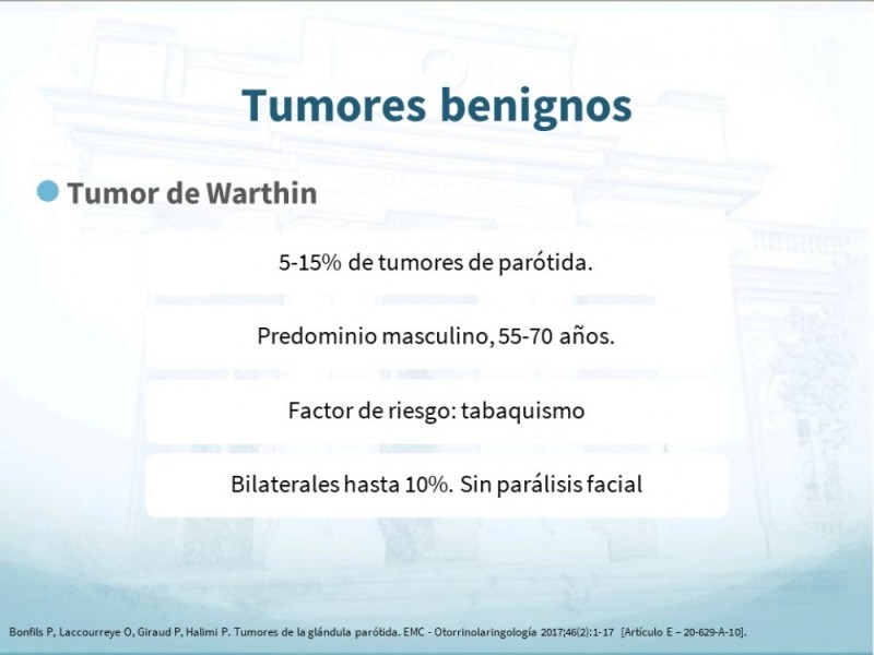 Diapositiva 14 de Tumores de Parótida
