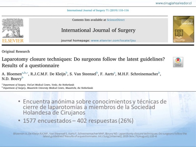 Diapositiva 28 de Manejo de la Evisceración