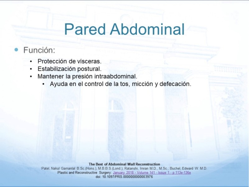 Diapositiva 1 de Reconstrucción de Pared Abominal