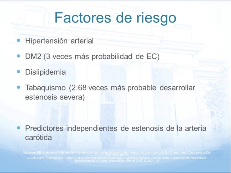 Diapositiva 5 de Estenosis Carotídea