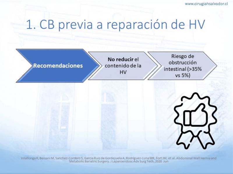 Diapositiva 14 de Cirugía bariátrica como puente en pacientes obesos con hernias complejas