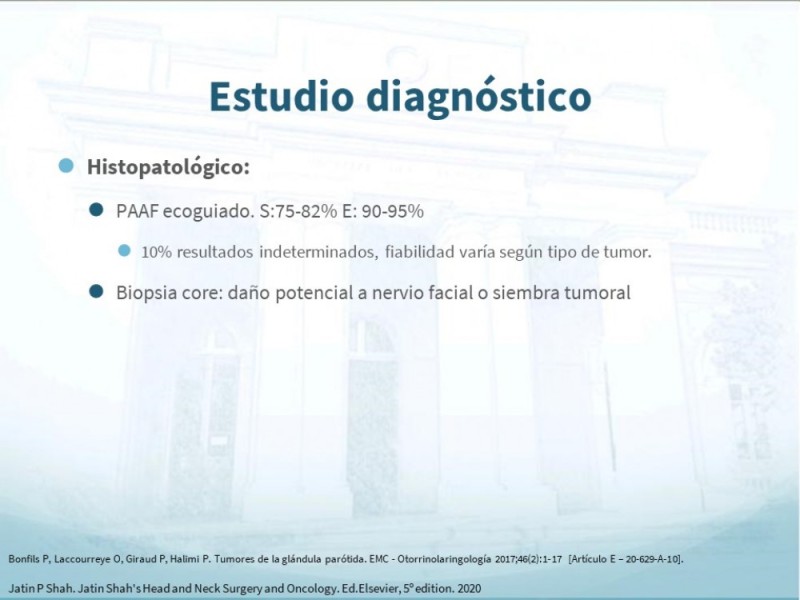Diapositiva 9 de Tumores de Parótida