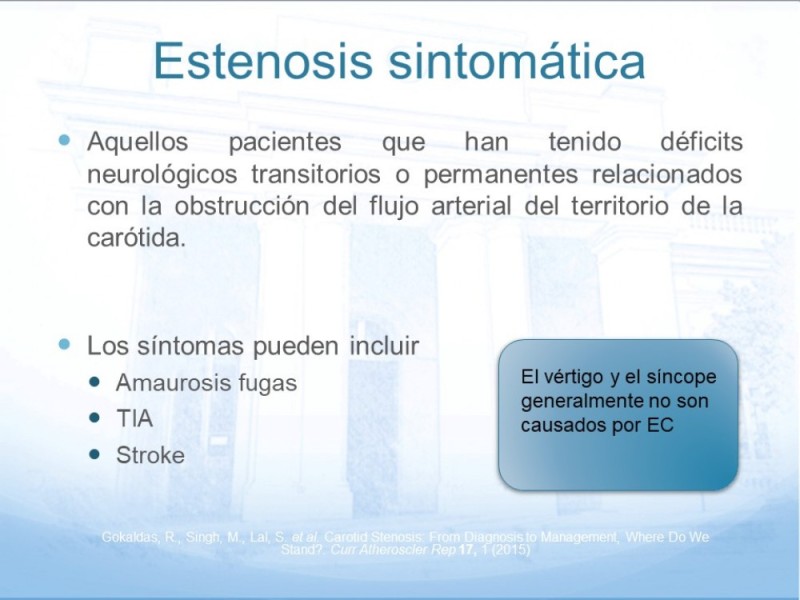 Diapositiva 9 de Estenosis Carotídea