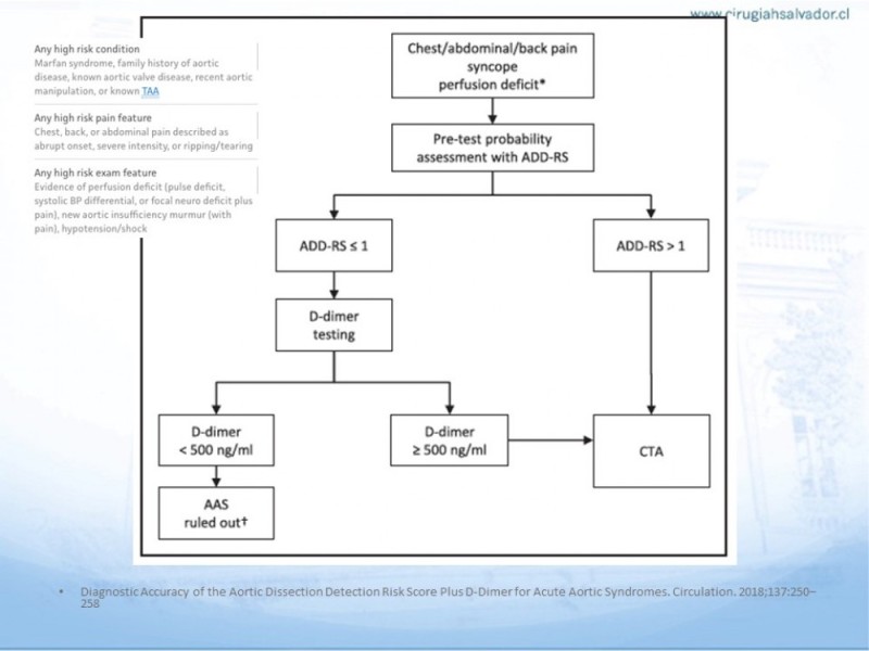 Diapositiva 17 de Síndrome Aórtico Agudo