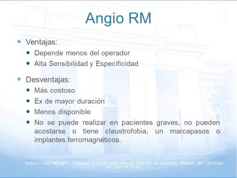 Diapositiva 19 de Estenosis Carotídea