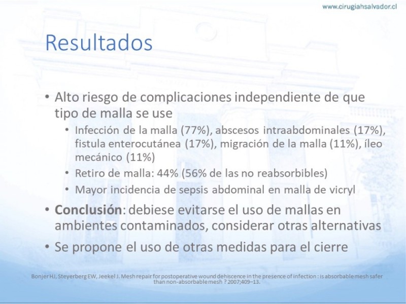 Diapositiva 46 de Manejo de la Evisceración