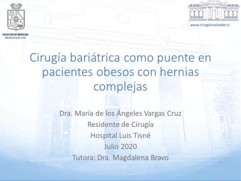 Diapositiva 40 de Cirugía bariátrica como puente en pacientes obesos con hernias complejas
