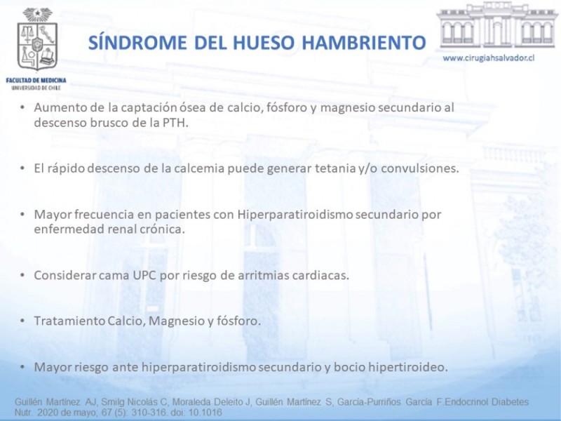 Diapositiva 23 de Hipocalcemia post Tiroidectomía