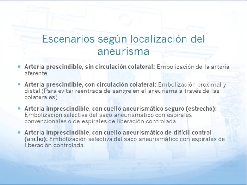 Diapositiva 32 de Manejo quirúrgico del pseudoaneurisma de extremidades