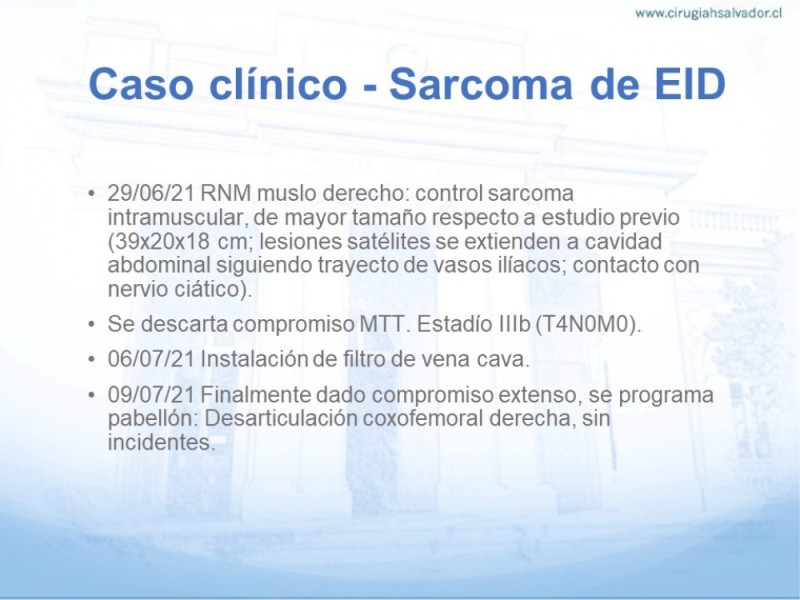 Diapositiva 17 de Sarcoma de partes blandas​