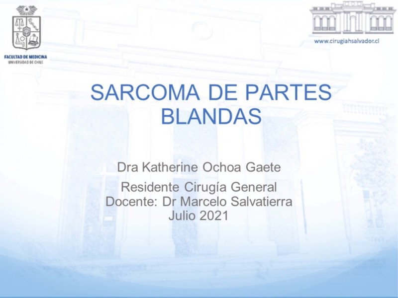 Diapositiva 21 de Sarcoma de partes blandas​
