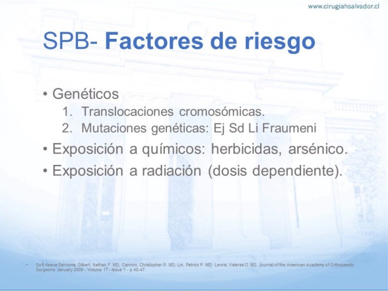 Diapositiva 4 de Sarcoma de partes blandas​