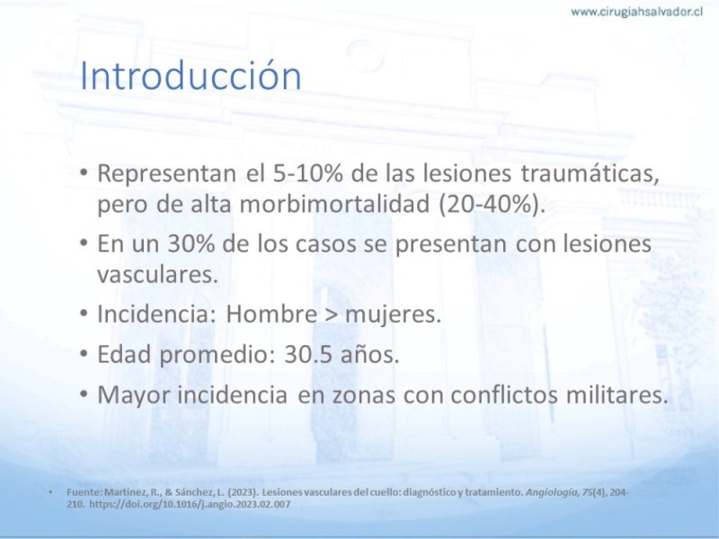 Diapositiva 1 de Trauma vascular cervical