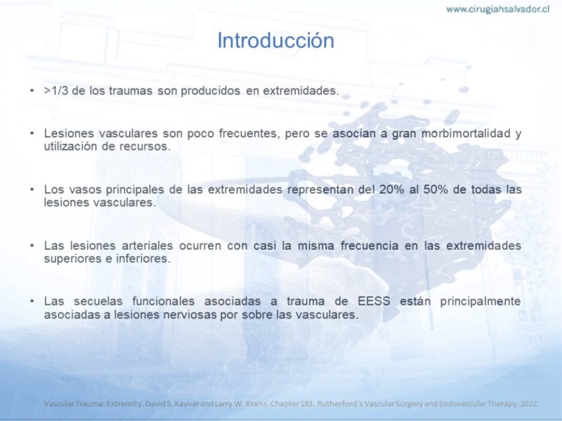 Diapositiva 2 de Trauma Vascular en Extremidad Severamente Lesionada Técnicas de reparación