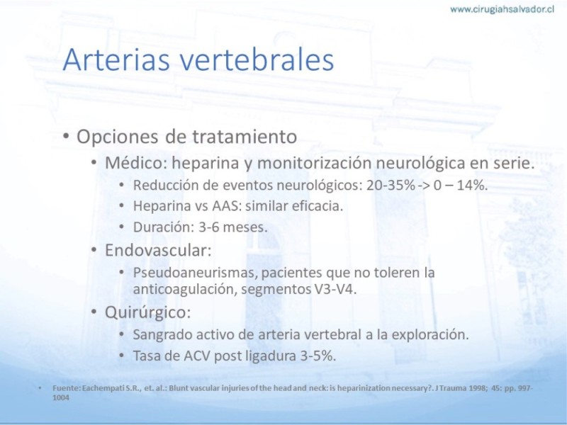 Diapositiva 18 de Trauma vascular cervical