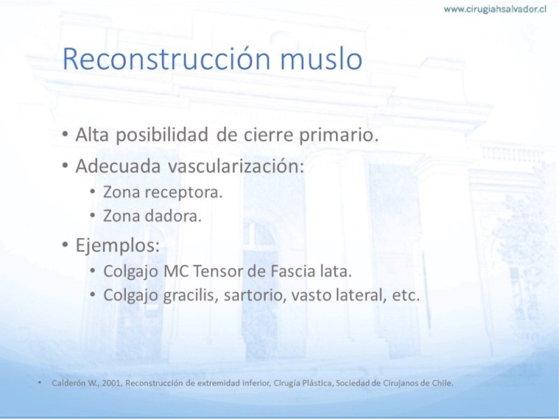 Diapositiva 30 de Reconstrucción miembro inferior