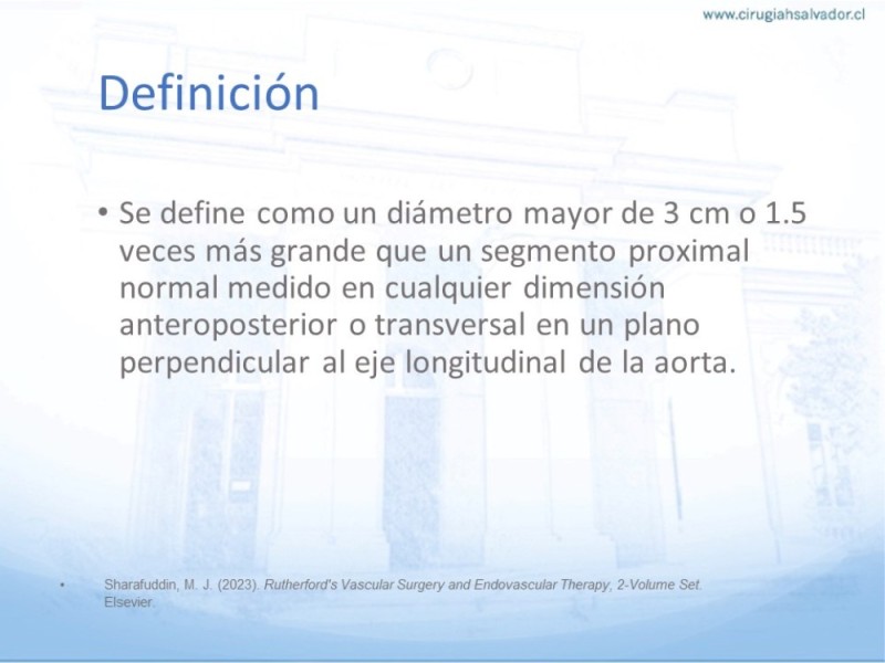Diapositiva 2 de Aneurisma Aorta Abdominal: Abordaje infrarrenal - clamp supracelíaco