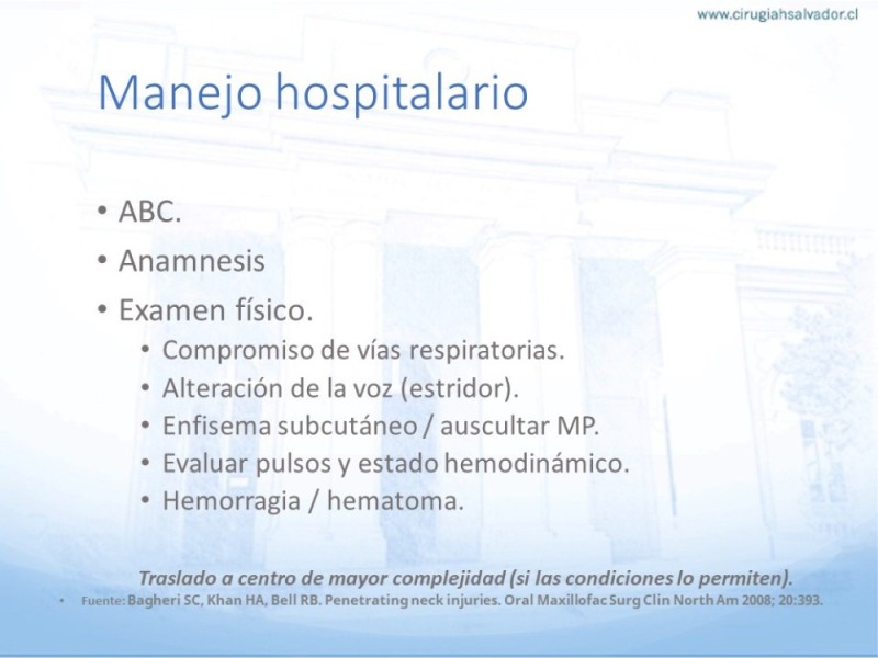 Diapositiva 7 de Trauma vascular cervical