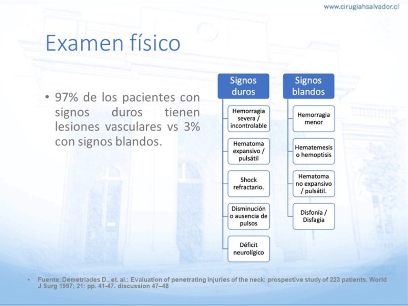 Diapositiva 9 de Trauma vascular cervical